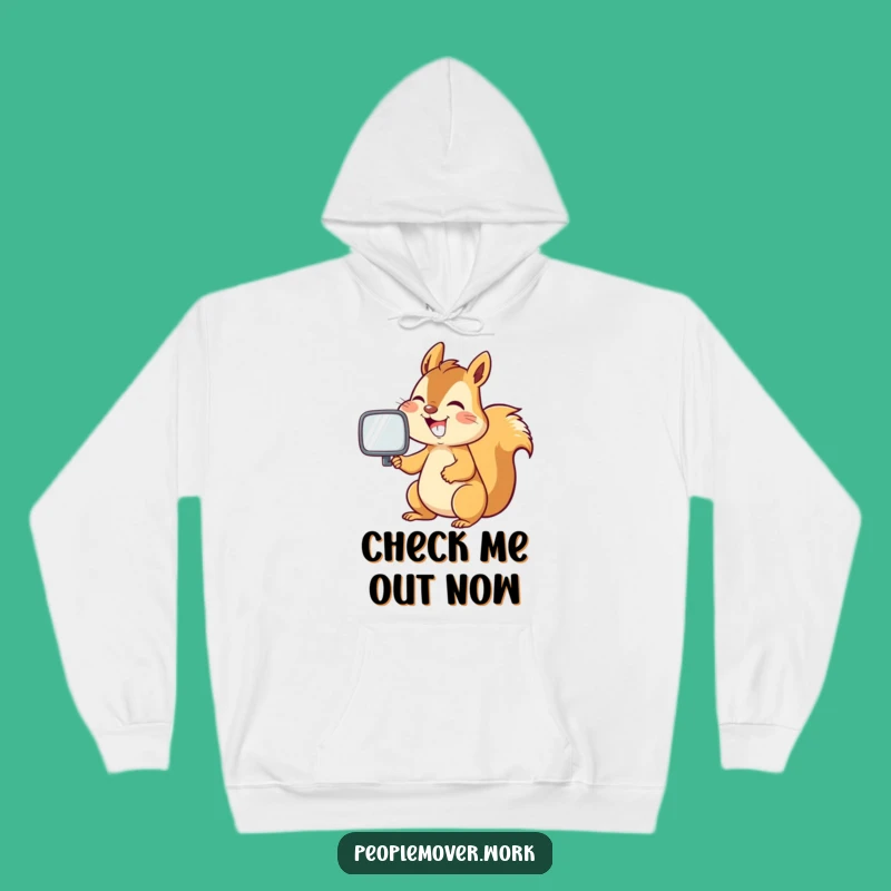 Funny Squirrel Driving Hoodie - Cozy Commuter Humor Gift