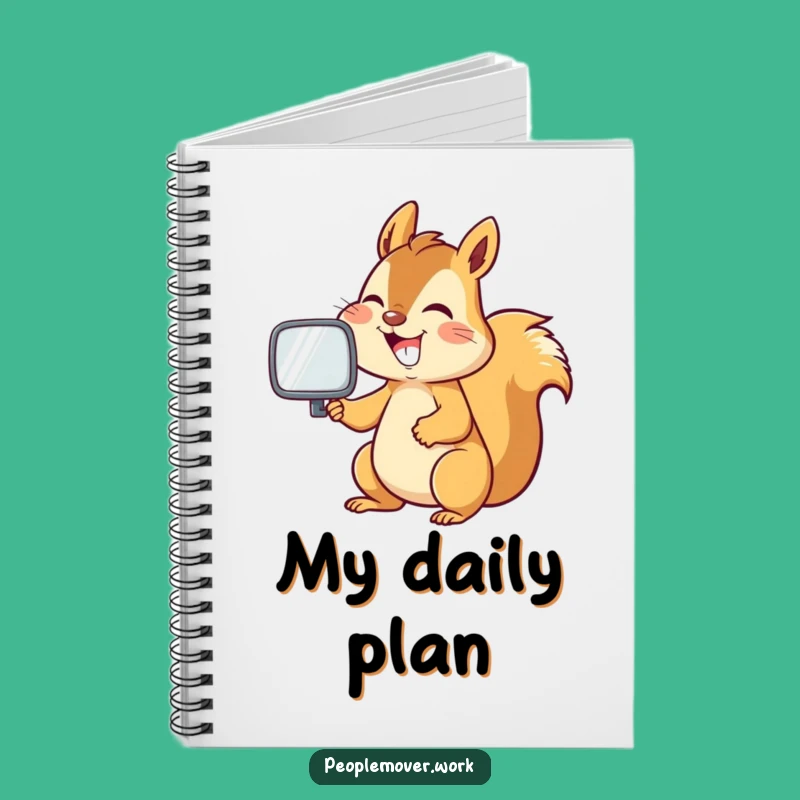 Funny Squirrel Driving Notebook - Plan Your Adventures with Humor